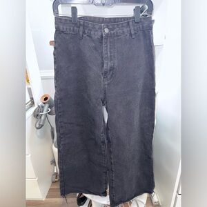 SHEIN women’s Dark Gray Straight Jeans